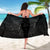 Hawaii Turtle Ohana Hibiscus Poly Sarong - Gray - Polynesian Pride