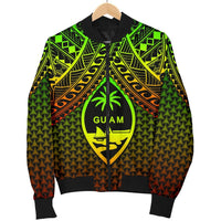 Polynesian Guam Personalised Men's Bomber Jacket - Reggae Vintage Polynesian Patterns - Polynesian Pride