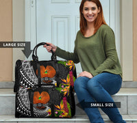 Papua New Guinea Travel Bag - Seal Spiral Polynesian Patterns - Polynesian Pride