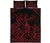 Hawaii Polynesian Quilt Bed Set - Hula Girl Red - Polynesian Pride