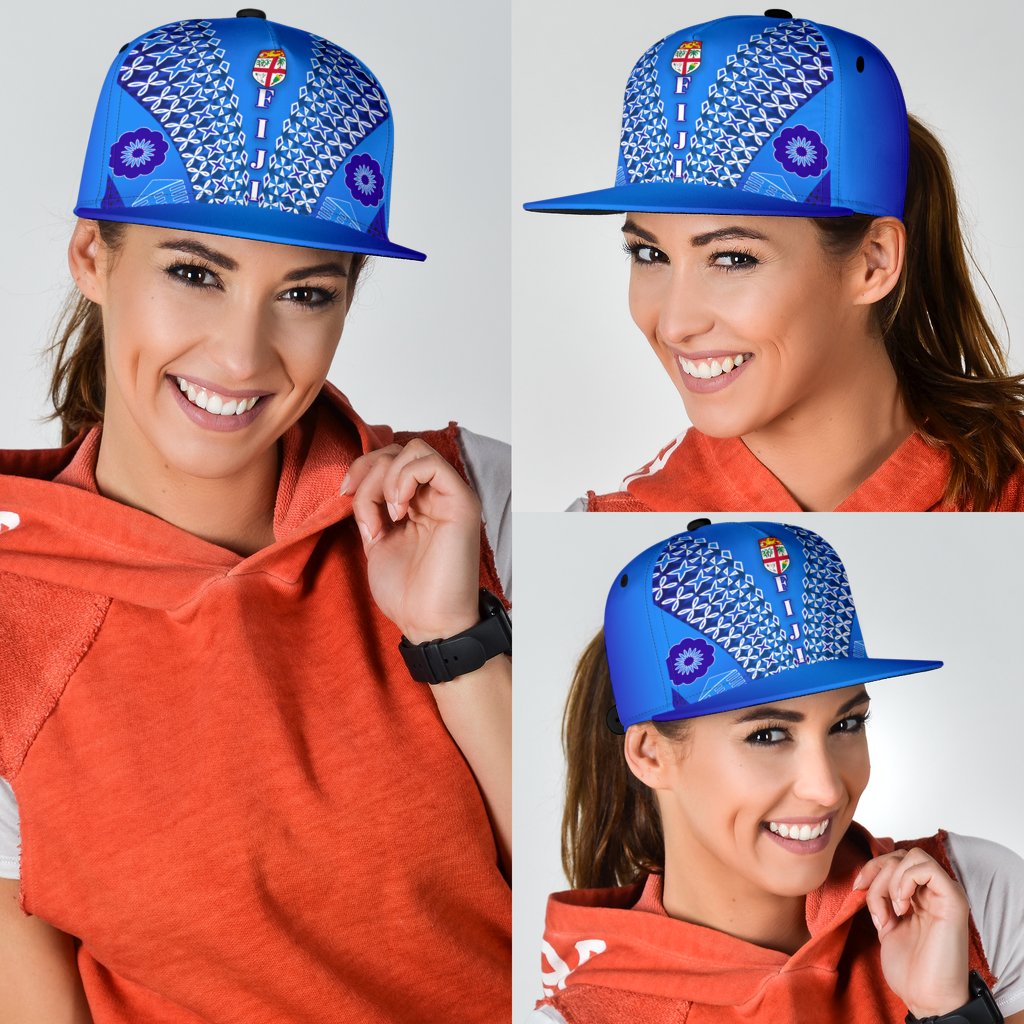 Fiji Drua Hat Tapa - Polynesian Pride
