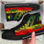 Yap State High Top Shoes - Reggage Color Symmetry Style Unisex White - Polynesian Pride