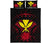 Kanaka Maoli (Hawaii) Polynesian Quilt Bed Set Hibiscus Red - Polynesian Pride