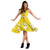 Hawaiian Hula Girls Dance in Yellow Midi Dress - Polynesian Pride