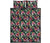 Hawaii Quilt Bed Set Tropical Flowers Palm And Leaves AH - Polynesian Pride
