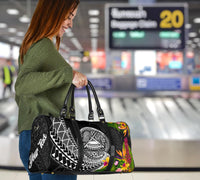 American Samoa Travel Bag - Custom Personalised Seal Spiral Polynesian Patterns - Polynesian Pride