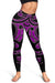 Hawaii Tribal Polynesian Women's Leggings - Purple - Juno Style - AH - Polynesian Pride