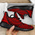 American Samoa Polynesian Tattoo Mesh Knit Sneakers Red - Polynesian Pride