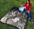 Vanuatu Custom Personalised Premium Quilt - Humpback Whale with Tropical Flowers (White) - Polynesian Pride