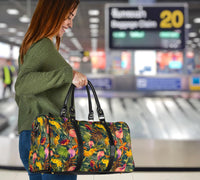 Seamless Tropical Flower Plant And Leaf Pattern Hawaii Travel Bag - Polynesian Pride