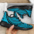 American Samoa Polynesian Tattoo Mesh Knit Sneakers Blue - Polynesian Pride