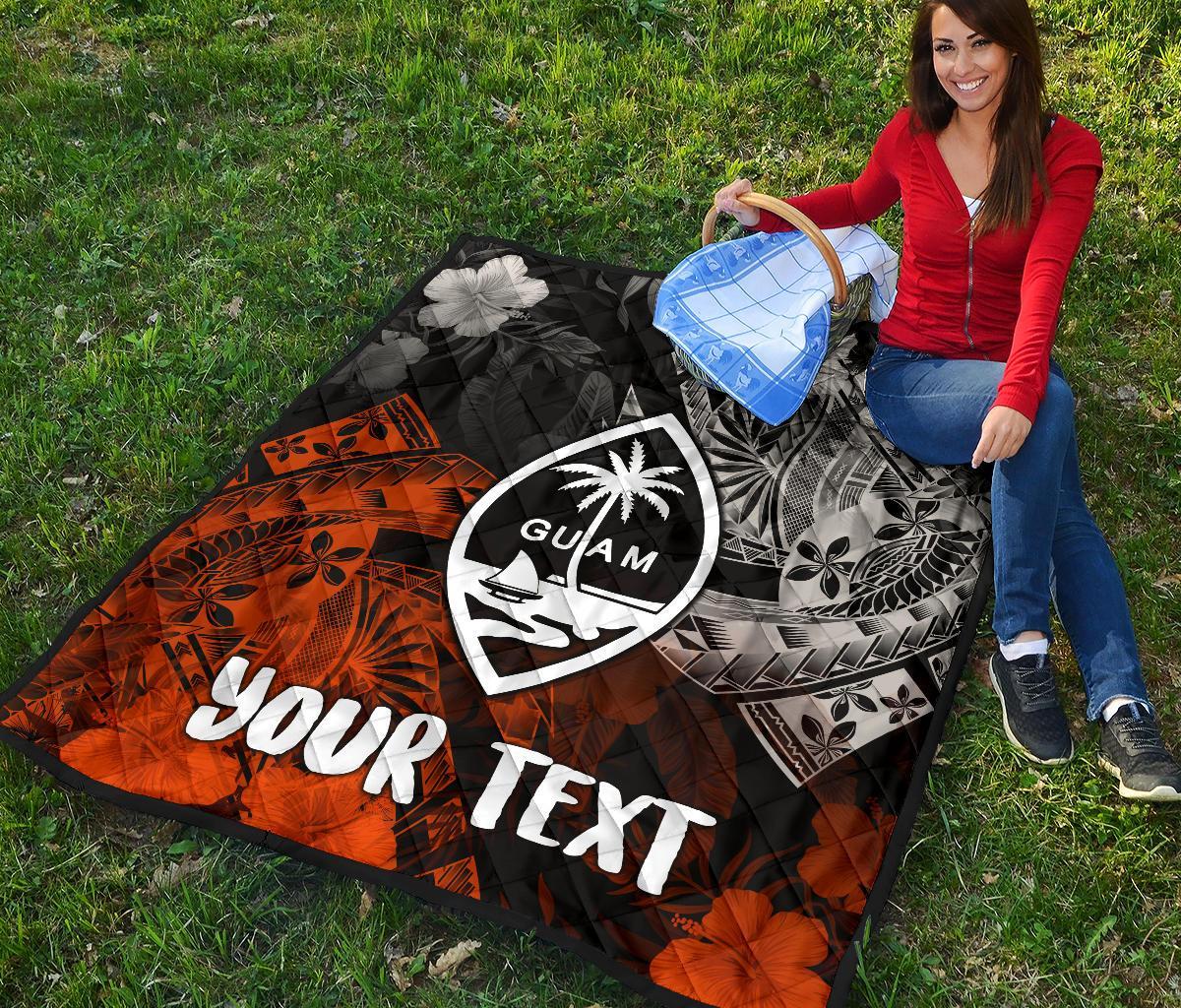 Guam Polynesian Persionalised Premium Quilt - Vintage Polynesian - Polynesian Pride