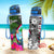 Guam Hydro Tracking Bottle - Turtle Plumeria Banana Leaf - Polynesian Pride