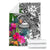 American Samoa Premium Blanket White - Turtle Plumeria Banana Leaf - Polynesian Pride
