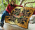 Hawaii Polynesian Premium Quilt - Hawaiian Dancing Girl Gold - Polynesian Pride