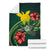 Papua New Guinea Polynesian Premium Blanket - Green Turtle Hibiscus - Polynesian Pride