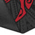 Tahiti Polynesian Area Rug - Hibiscus and Sea Turtle (Red) - Polynesian Pride