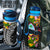 Guam Hydro Tracking Bottle - Seal Spiral Polynesian Patterns - Polynesian Pride