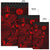 Tahiti Area Rugs Turtle Hibiscus Red - Polynesian Pride