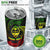 Guam Polynesian Custom Personalised Tumbler - Reggae Tribal Wave - Polynesian Pride