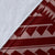 Papua New Guinea Personalised Premium Blanket - Flag With Polynesian Patterns (Red) - Polynesian Pride