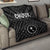 Chuuk Premium Quilt - Chuuk Seal With Polynesian Tattoo Style ( Black) Black - Polynesian Pride