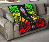 Guam Premium Quilt - Polynesian Tattoo Reggae - Polynesian Pride