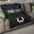 Pohnpei Personalised Premium Quilt - Pohnpei Seal With Polynesian Tattoo Style ( Black) Black - Polynesian Pride