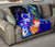 Vanuatu Custom Personalised Premium Quilt - Humpback Whale with Tropical Flowers (Blue) - Polynesian Pride
