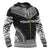 Tonga Polynesian Chief Custom Zip up Hoodie Black Version - Polynesian Pride