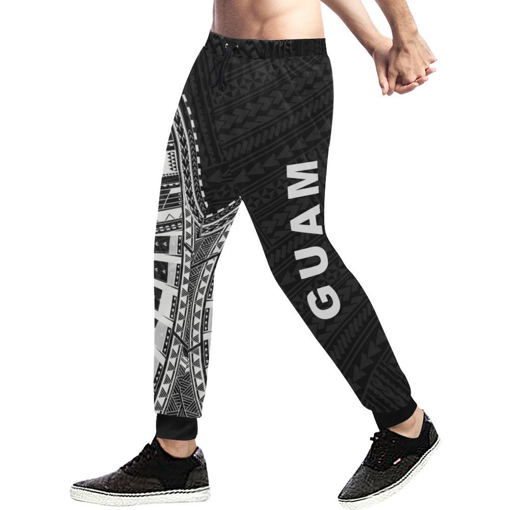 Guam Rising 1st Sweatpants (White) A6 - Polynesian Pride