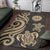 Tahiti Area Rug - Gold Tentacle Turtle - Polynesian Pride