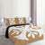 Hawaiian Royal Pattern Quilt Bed Set - Gold - F3 Style - AH - Polynesian Pride