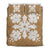 Hawaiian Royal Pattern Quilt Bed Set - Gold - K1 Style - AH Gold - Polynesian Pride