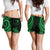 Yap Women's Short - Green Tentacle Turtle - Polynesian Pride