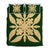 Hawaiian Royal Pattern Quilt Bed Set - Green - G1 Style - AH Green - Polynesian Pride