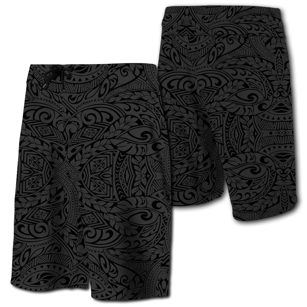 Hawaii Polynesian Culture Board Shorts Grey Men Grey - Polynesian Pride