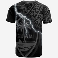 Guam T Shirt Guam Coat of Arms Lighting Thunder - Polynesian Pride