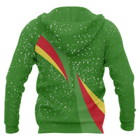 Hawaiian Hoodie Hawaii Kanaka Maoli Flag Green - Polynesian Pride