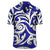 Polynesian Maori Ethnic Ornament Blue Hawaiian Shirt - Polynesian Pride