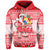 Tonga Christmas Hoodie Cool Santa Claus LT6 Unisex Red - Polynesian Pride