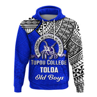 Tupou College Toloa Old Boys Hoodie LT4 Pullover Hoodie Blue - Polynesian Pride