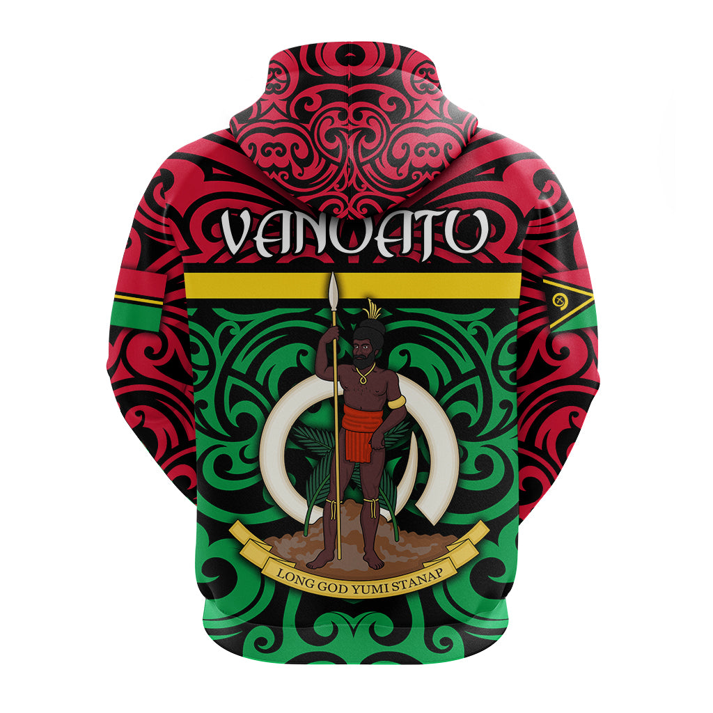 Vanuatu Hoodie Melanesian Warrior Version 2 LT4 - Polynesian Pride