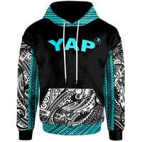 Yap Hoodie Minimalist Style Unisex Blue - Polynesian Pride