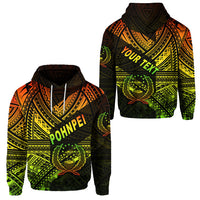 Custom FSM Pohnpei Hoodie Original Style Reggae LT8 Unisex Reggae - Polynesian Pride
