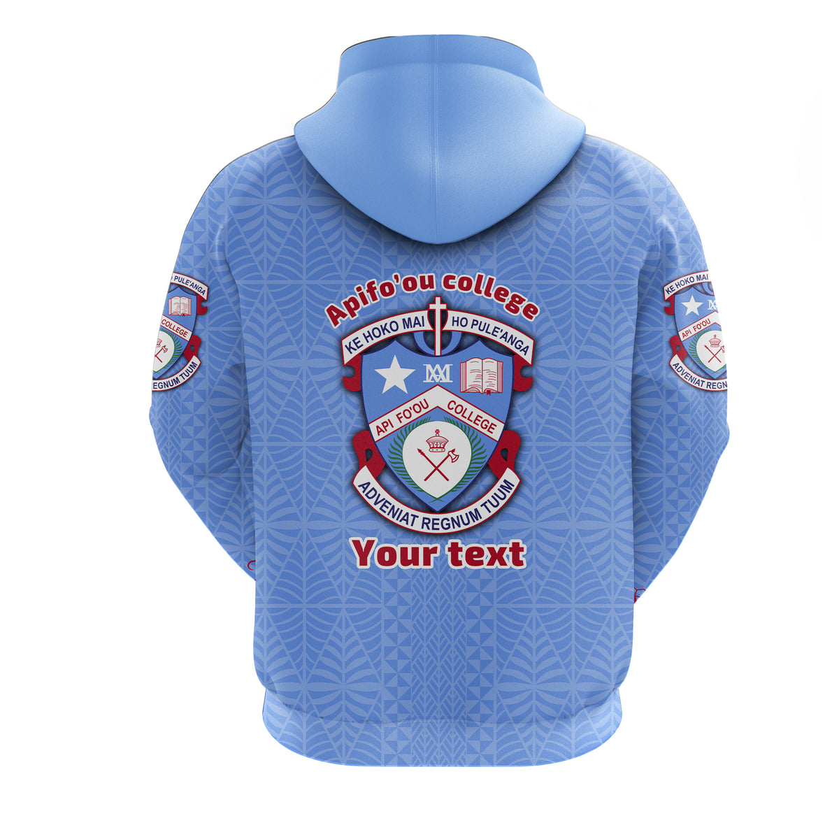 Custom Tonga Apifoou College Zip Hoodie Special Style LT16 - Polynesian Pride