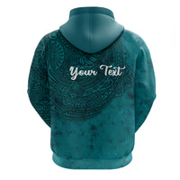 Custom Polynesian Day Zip Hoodie Ocean Style LT16 - Polynesian Pride
