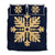 Hawaiian Royal Pattern Quilt Bed Set - Indigo - H2 Style - AH Indigo - Polynesian Pride