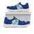 Guam Sneakers - Guam Flag Coat Of Arms Blue - A5 - Polynesian Pride