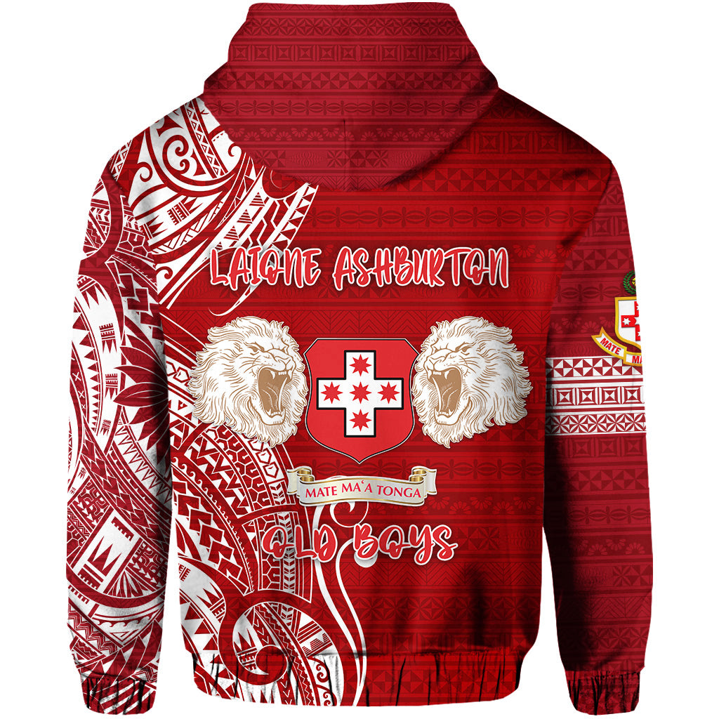 Kolisi Tonga Mate Maa Tonga Zip Hoodie Laione Ashburton Old Boys LT8 - Polynesian Pride